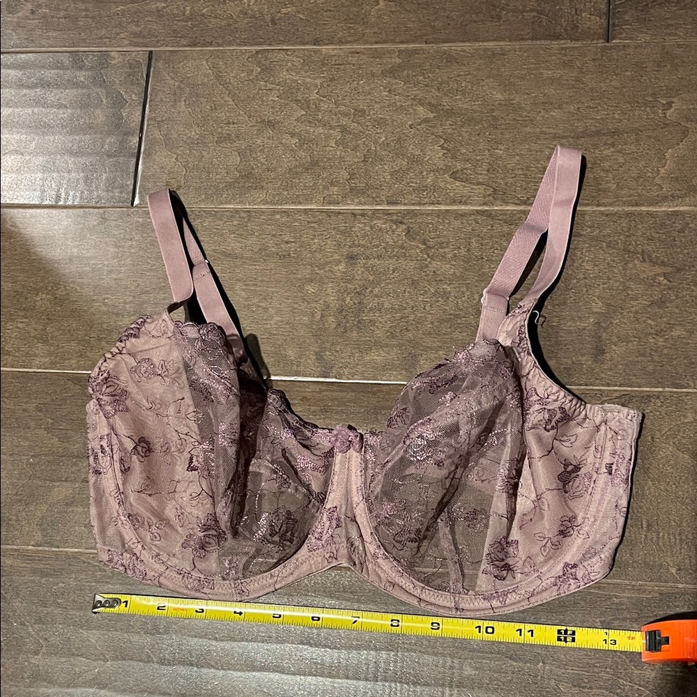 Panache Mauve Mist Lois Lace Underwire Bra in Dusty Purple - Read description